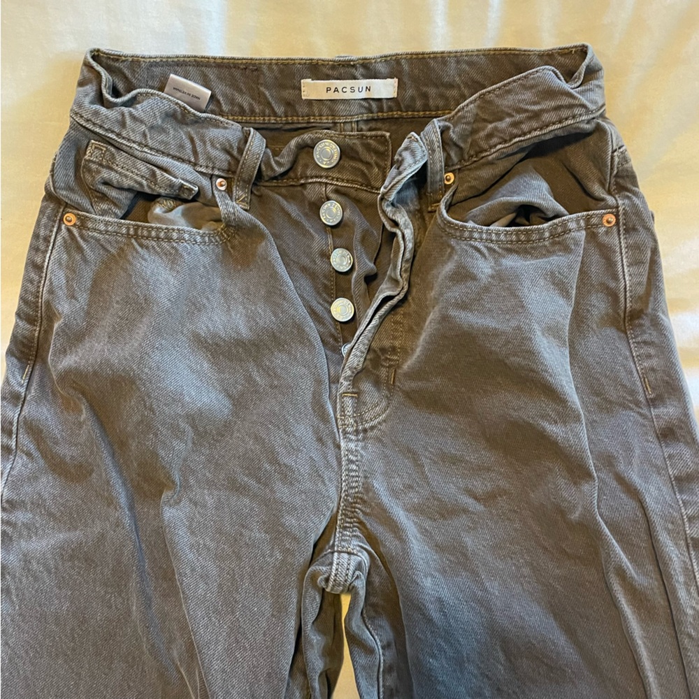 Brown Pacsun Dad Jeans